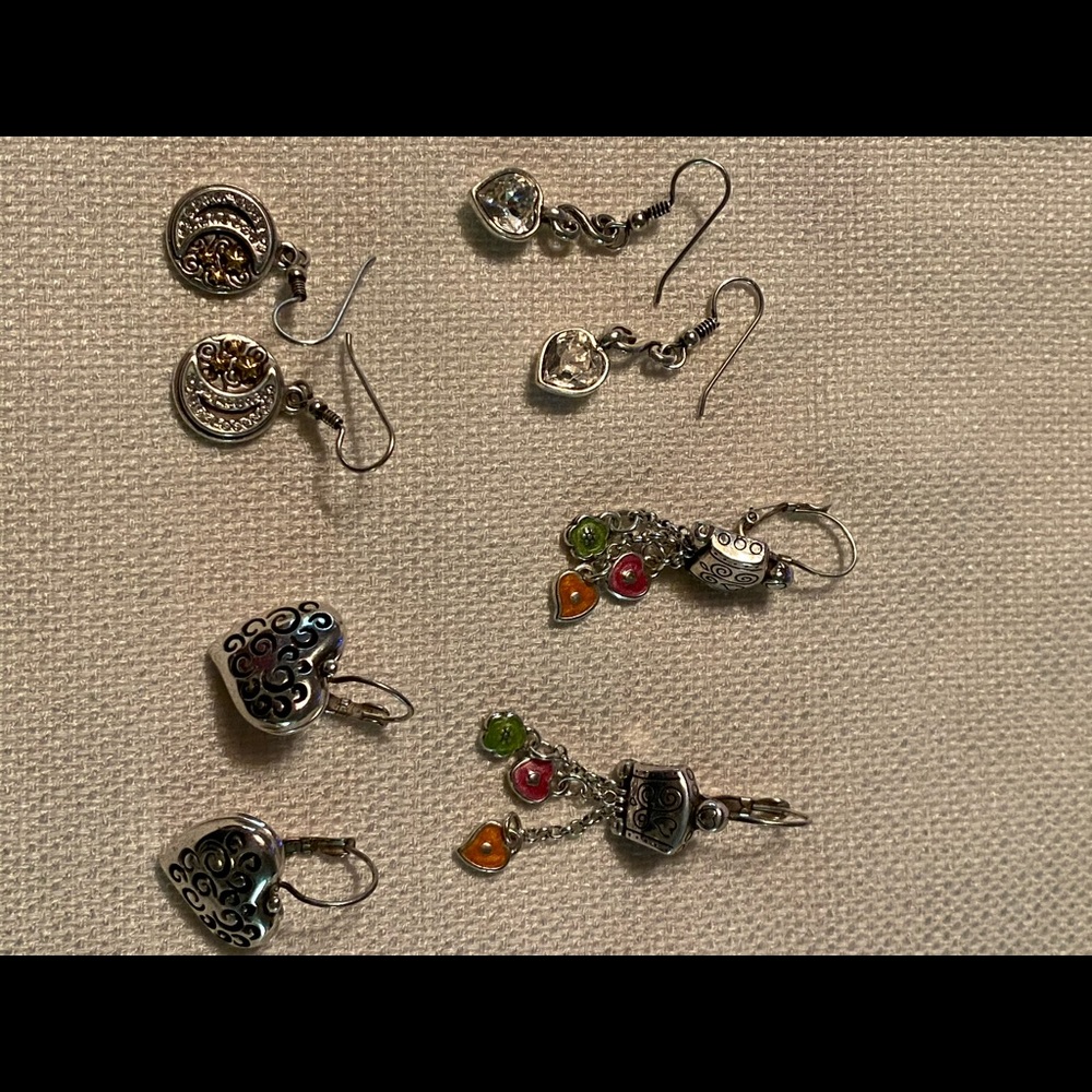 4 pair of Brighton earrings